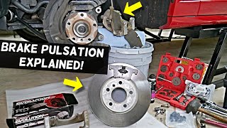 WHAT IS BRAKE PULSATION AND WHAT CAUSES BRAKE PULSATION ON CAR