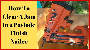 How To Clear a Jam in a Paslode Finish Nailer + When Your Finish Nailer Won