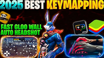 2025 Best Pro Level Keymapping Custom HUD Setting For Free Fire PC BlueStacks 5 MSI 5