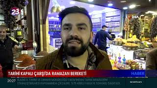 ELAZIĞ’DA BULUNAN TARİHİ KAPALI ÇARŞI&#39;DA RAMAZAN AYI BEREKETİ YAŞANIYOR