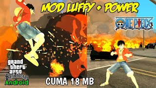 Mod Luffy   Superpower (One Piece) - GTA SA Android