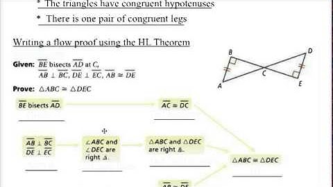 4.6 Congruence in Right Triangles