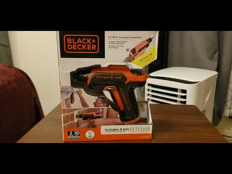 BLACK+DECKER 4V MAX Cordless Screwdriver with Bit Storage (BDCS50C