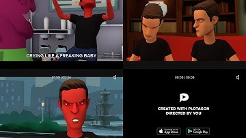 4 plotagon toons movie played at the same time part 8