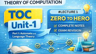 TOC Unit 1 | Automata Theory | Theory of Computation | Semester Exams  TFL