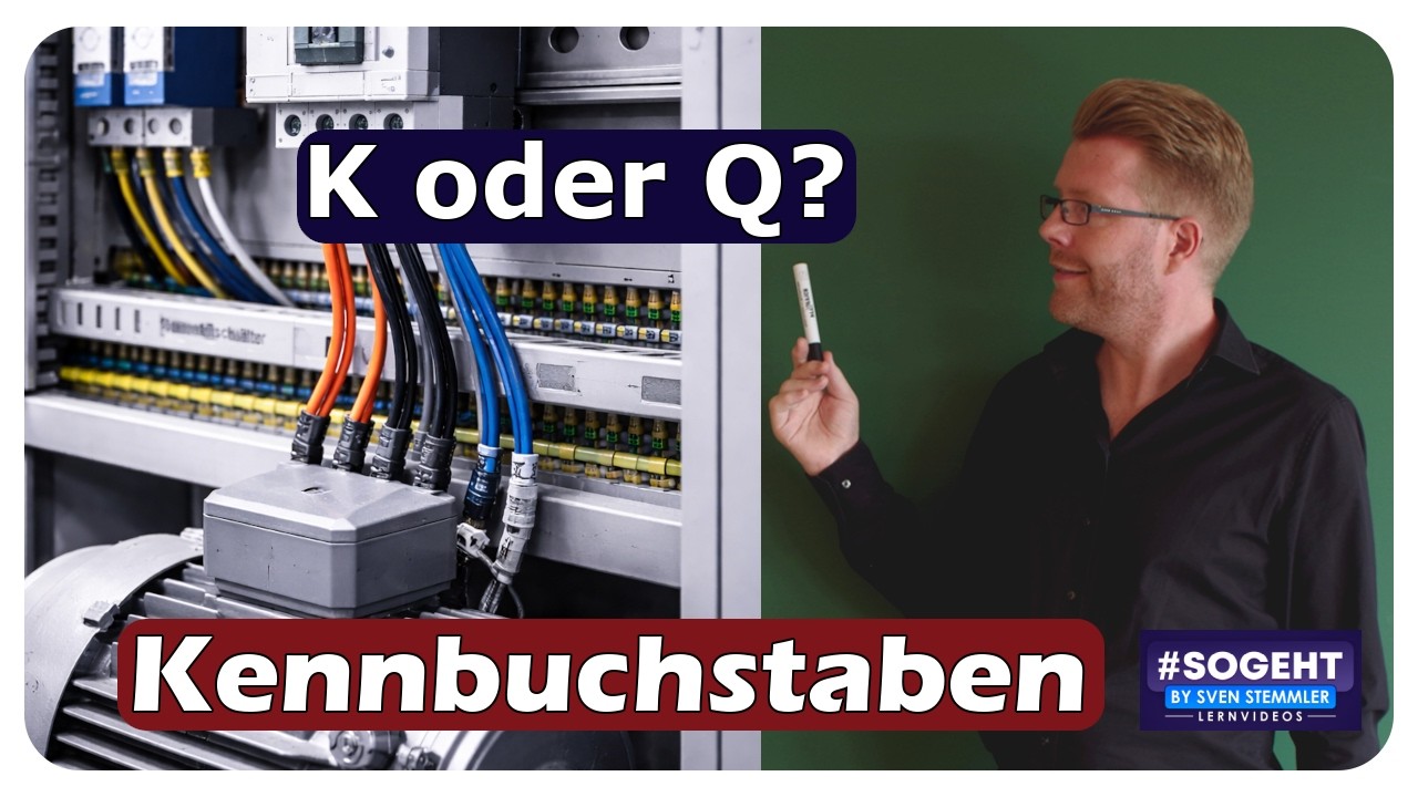 Vorschaubild zum Lernvideo "Warum ein Schütz manchmal K und manchmal Q heißt"