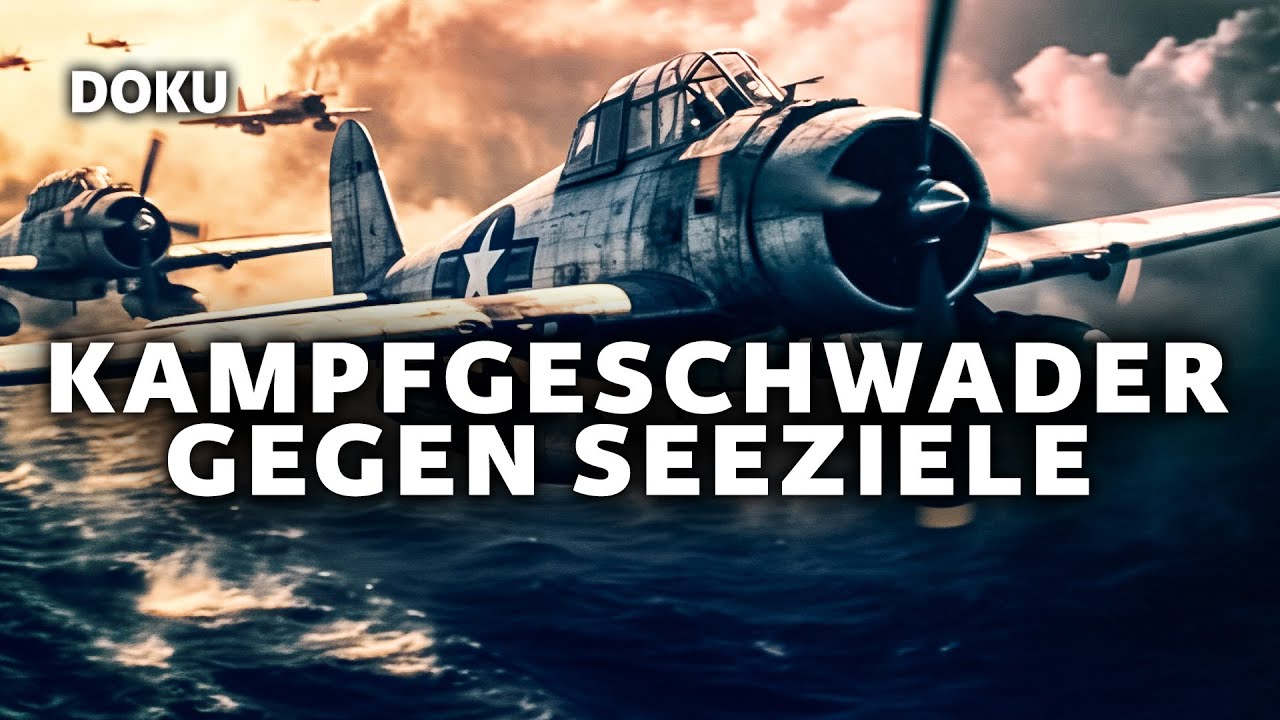 Kampfgeschwader gegen Seeziele (Originalaufnahmen 2. Weltkrieg, Archivaufnahmen vom Krieg)