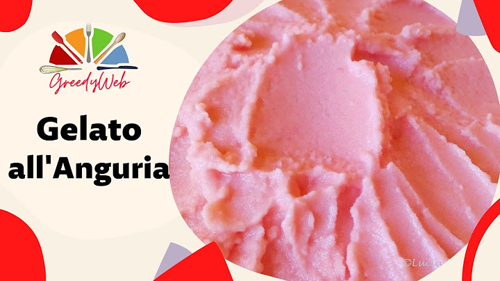 RICETTA GELATO all'Anguria fresco e sano E DELIZIOSO