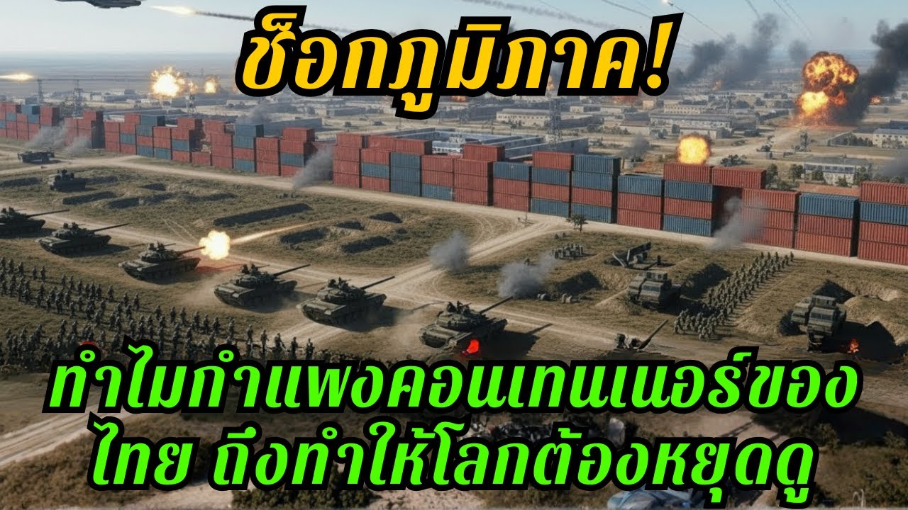 สื่ออาเซียนช็อก! ไทยใช้คอนเทนเนอร์ แต่คุมเกมทั้งแน