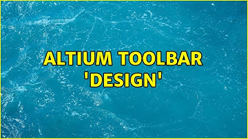 Altium toolbar 