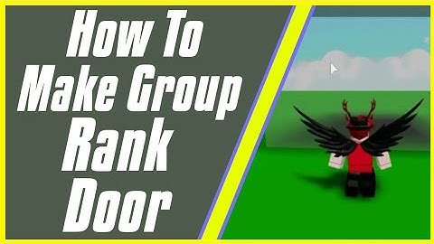 How to Script Group Rank Door | Roblox Scripting | Roblox Tutorial | Roblox Studio