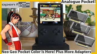 Analogue Pocket Cart Adapters are Here! Neo Geo Pocket Color, PC