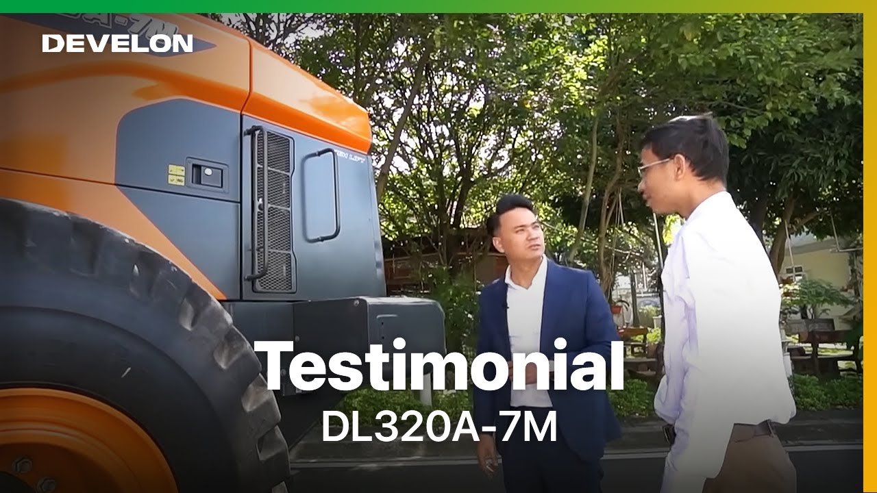 [Customer Testimonial] Meet the Next Generation Wheel Loader, DL320A-7M ...