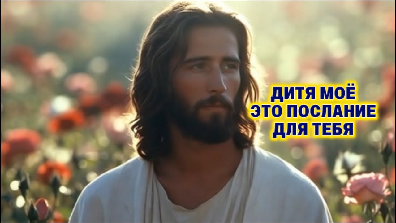 ￼Дитя моё это послание для тебя. Ты дорог в глазах ￼Моих и я возлюбил тебя 