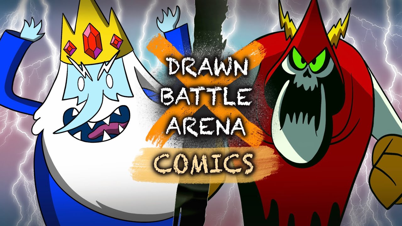 Ice King VS Lord Hater (Adventure Time VS Wander Over Yonder) - Drawn Battle Arena: Comics EP5