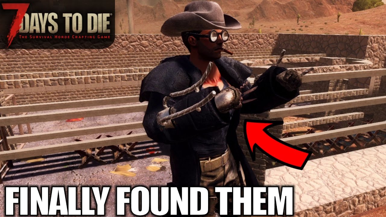 Spiked Steel Knuckles 7 Days to Die Alpha 18 Gameplay E35 YouTube