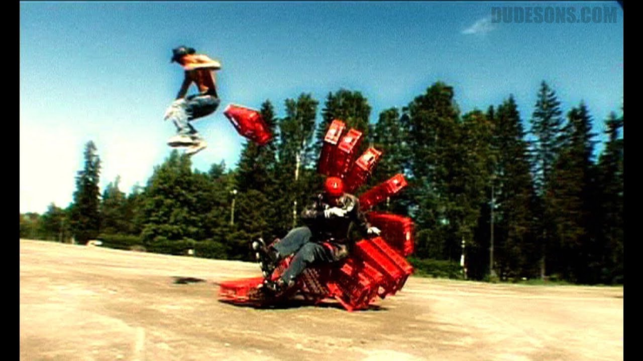 Roller Blade Crash (Vintage Dudesons) YouTube