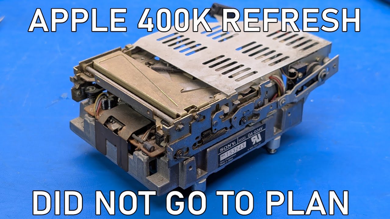 Apple 400k Single Sided Floppy Drive Refresh