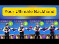 The Ultimate Backhand Breakdown: Achieving Both Power and Consistency