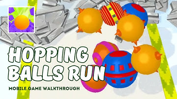 🤩 Hopping Balls Run All levels Gameplay | TikTok Walkthrough 26-30 Android,ios