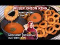 COOKING WITH TASYI: EPS 108 - RESEP ONION RING WITH HONEY MUSTARD SAUCE ALA TASYI - GARING BANGET !!