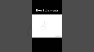 how i draw cats #cats #digitalart #warriorcats