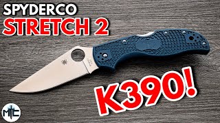 Spyderco Stretch 2 K390 Folding Knife  Overview and Review
