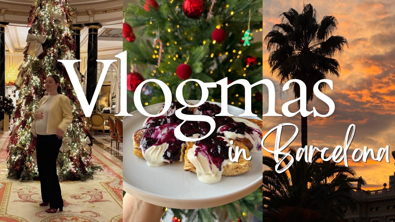 Рождество в Барселоне 🎄 | Ужин в пряничном домике, переполненный рождественский рынок и французск...