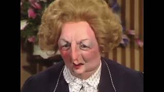 Maggie Thatcher, the Queen, Ronald Reagan & Neil Kinnock on Classic Spitting Image