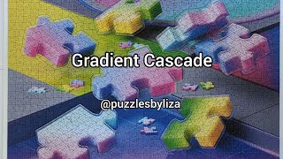 Ravensburger.  Gradient Cascade . Karen Puzzles . 2023. 1027 pieces. No. 174980. screenshot 2