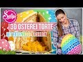 3D Osterei Torte mit Regenbogen Farben / Sallys Welt