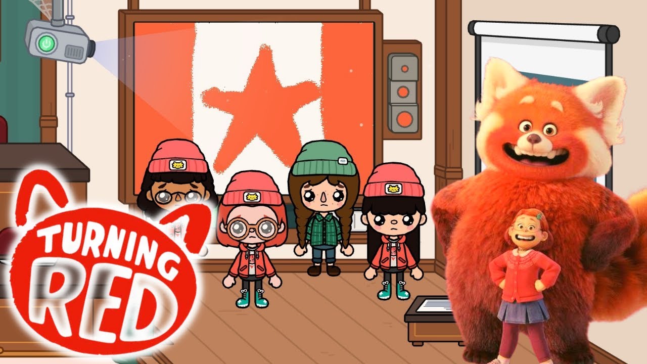 CREATING TURNING RED CHARACTERS!! 🐾😍❤️, Toca Life World