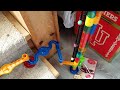 INSANE 2 STORY MARBLE RUN WITH 2 ELEVATORS! CRAZY MARBLE RACE! INSANE 2 STORY MARBLE RUN WITH 2 ELEVATORS! CRAZY MARBLE RACE!