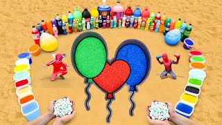 Big Toothpaste Eruption from Balloons pit, Orbeez, Coca Cola Rocket, Fanta, Giant Mtn Dew vs Mentos