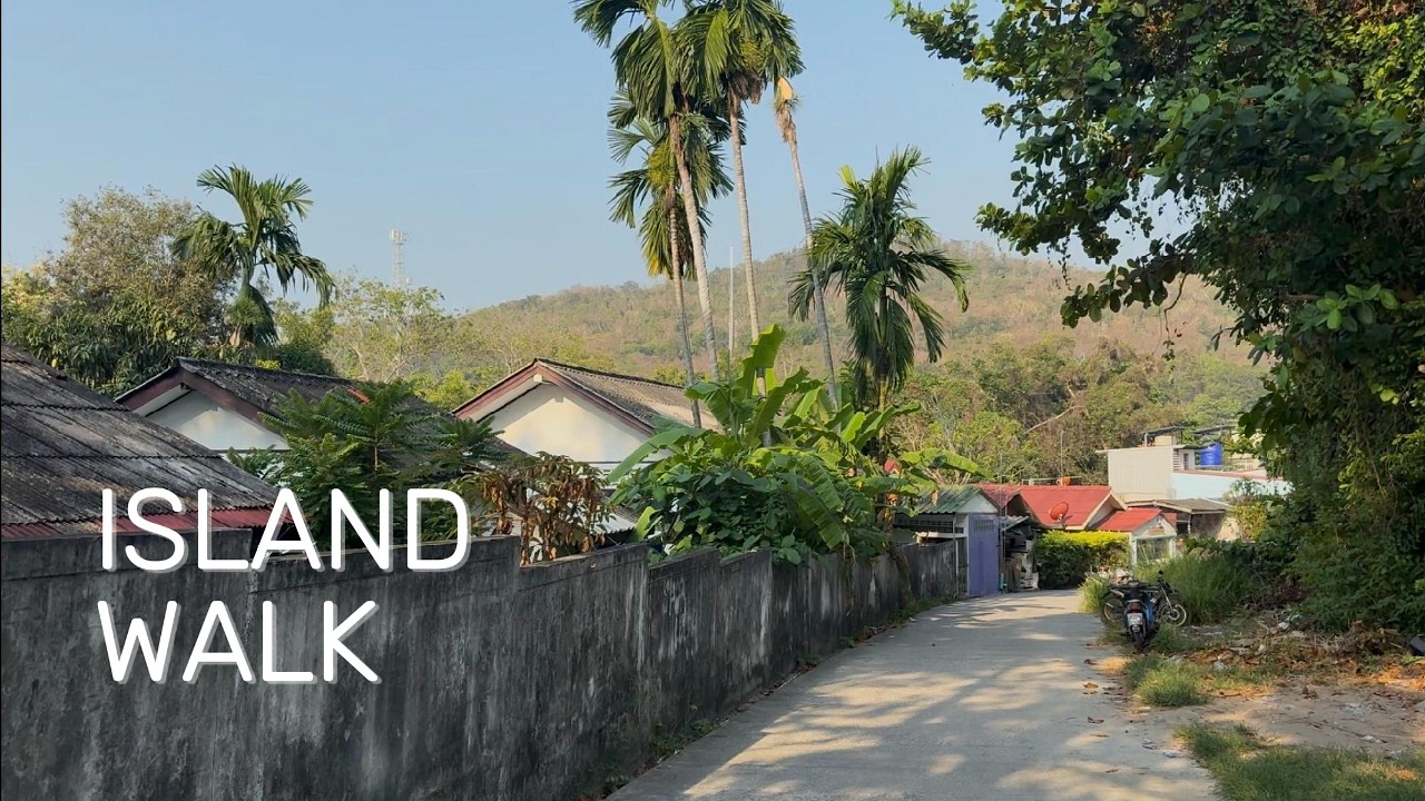 Koh Samet Island Walk 🌿 Quiet Morning in Thailand | Natural Sounds