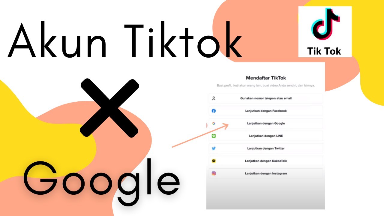 Cara Membuat Akun Tiktok Menggunakan Google Youtube