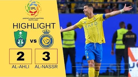 "Remontada épica: Al-Nassr derrota 3-2 a Al-Ahli en un partido de alto voltaje" #cristianoronaldo