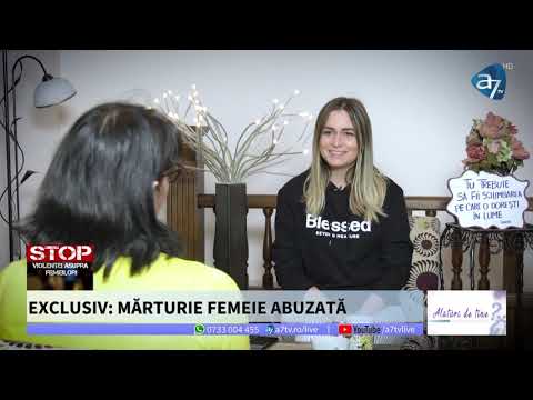 EXCLUSIV: MARTURIE FEMEIE ABUZATĂ