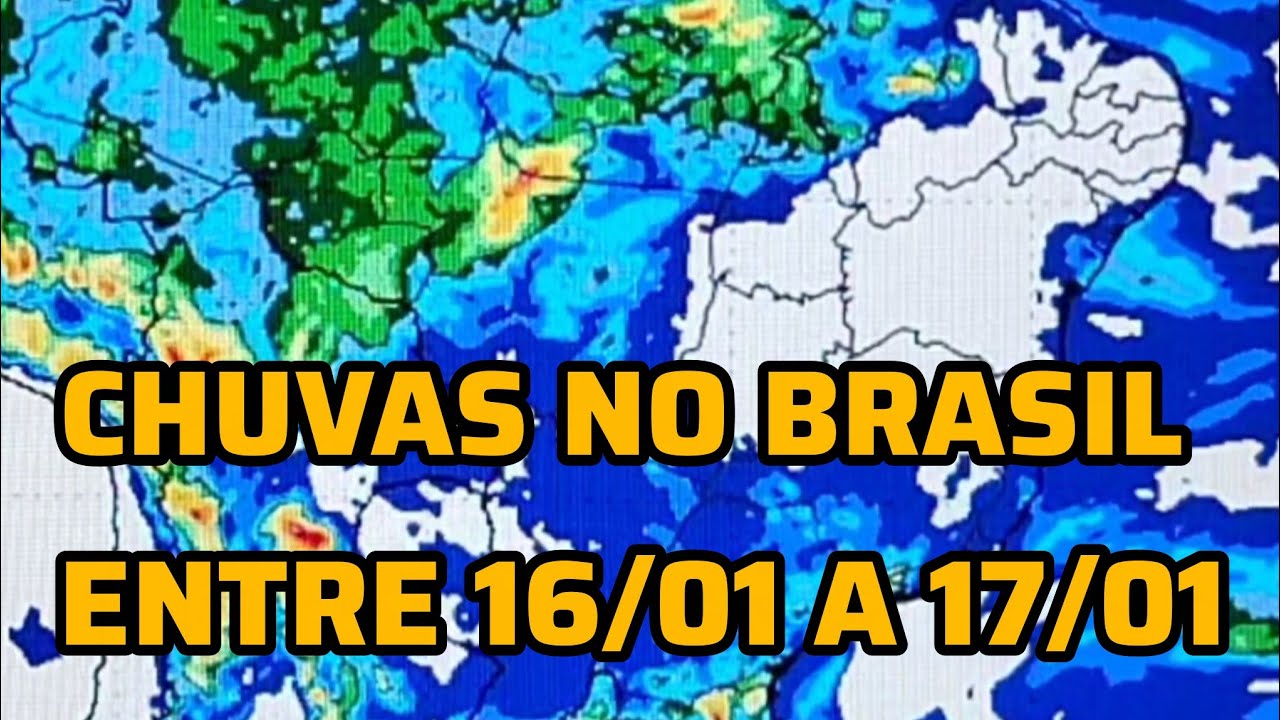 COMO VAI FICAR AS CHUVAS NO BRASIL EM 24 HORAS..