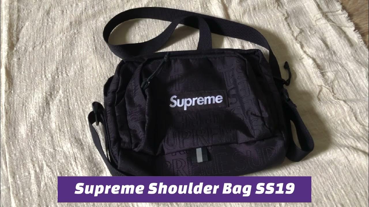 SUPREME SS19 SHOULDER BAG REVIEW *LEGIT CHECK* & Detailed Closer