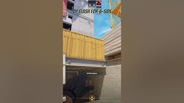 OP FLASH FOR A SIDE ON VERTIGO!  #cs2 #csgo #shorts