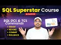 SQL DCL & TCL Commands | GRANT • REVOKE • COMMIT • ROLLBACK