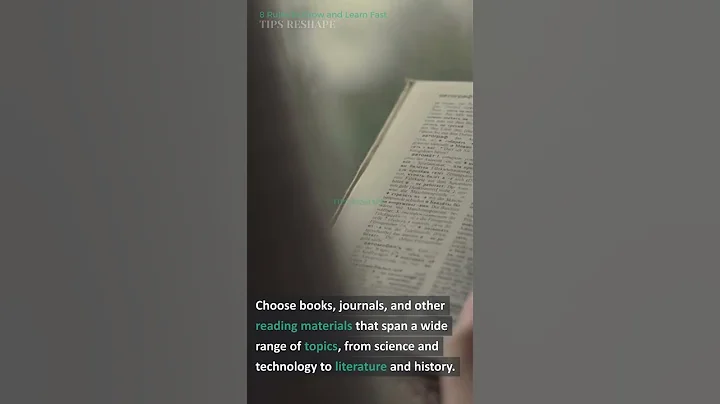 8 Rules to Grow and Learn Fast 4 (Tips Reshape) Shorts