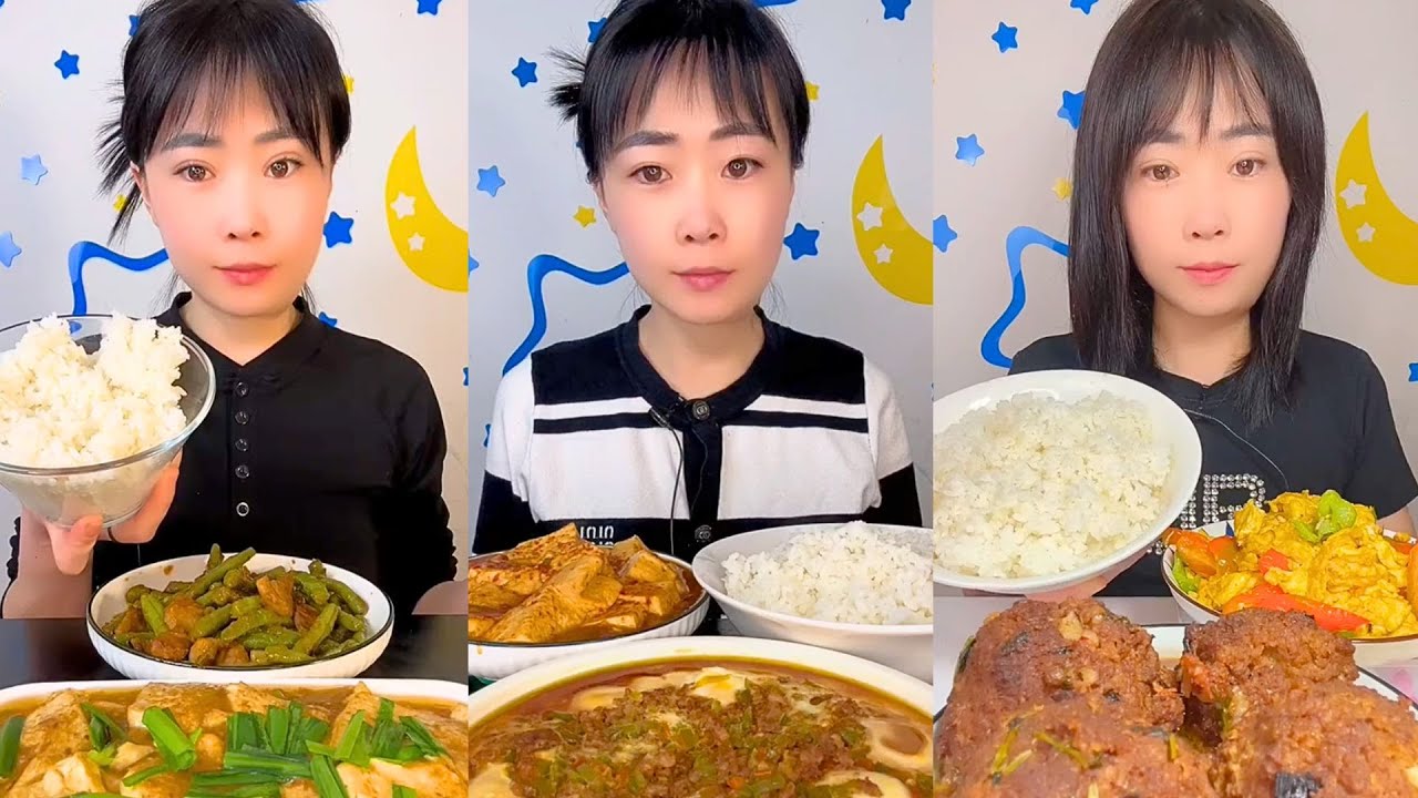 Chinese Bread and Noodle Eating Show | Quiet Mukbang Food Video #77