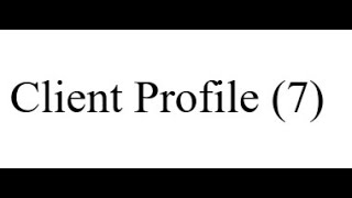 Series 65 Investment Advisor Representative Exam Prep-Client Profile Test Specifications EXPLICATION