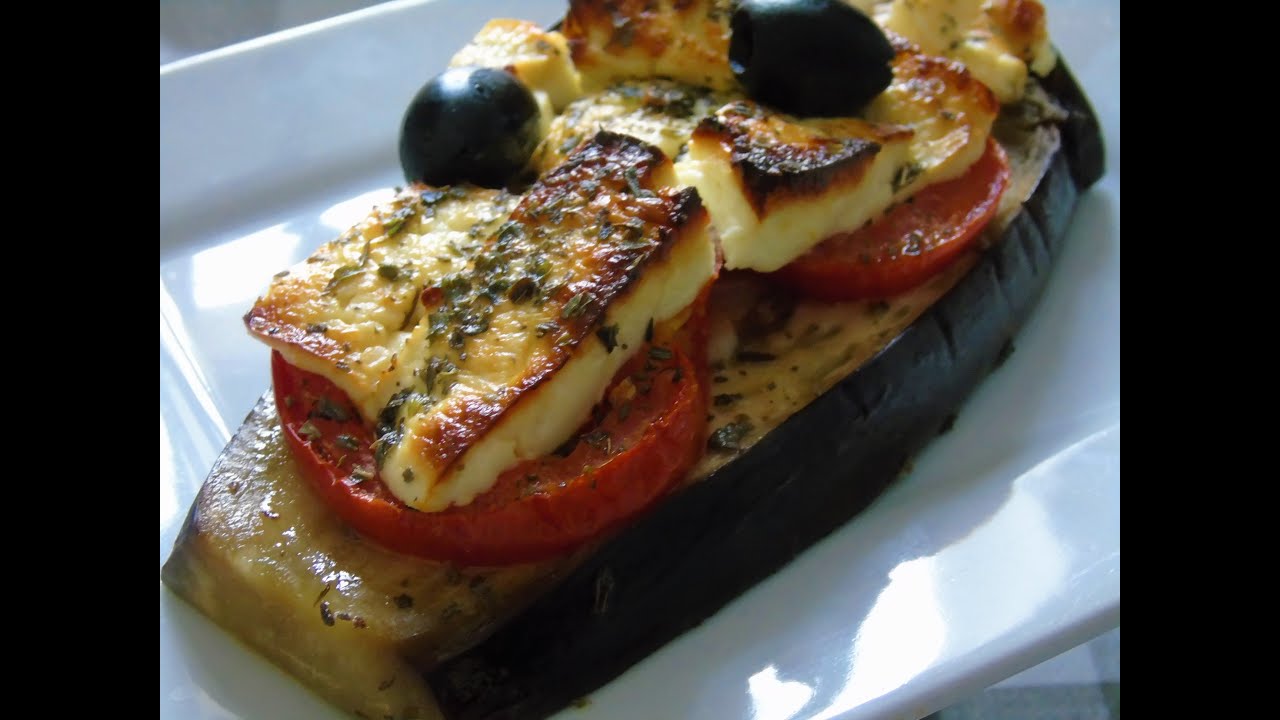 aubergines rôties à la Grecque