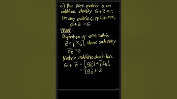 LINEAR ALGEBRA: Prove Matrix Addition is Commutative/Associative || Jane Maciejewski