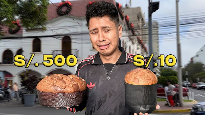 I tried panettone for S/500 vs. S/10