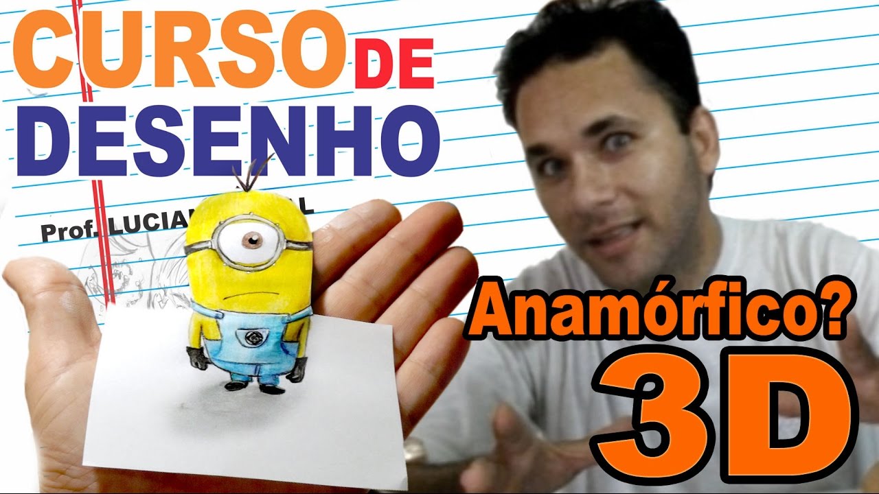Desenhos 3D? - Anamorfismo Passo-a-passo