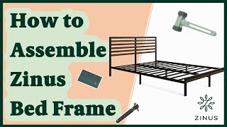 How to Assemble Your Kai Wood and Metal Platform Bed Frame from Zinus